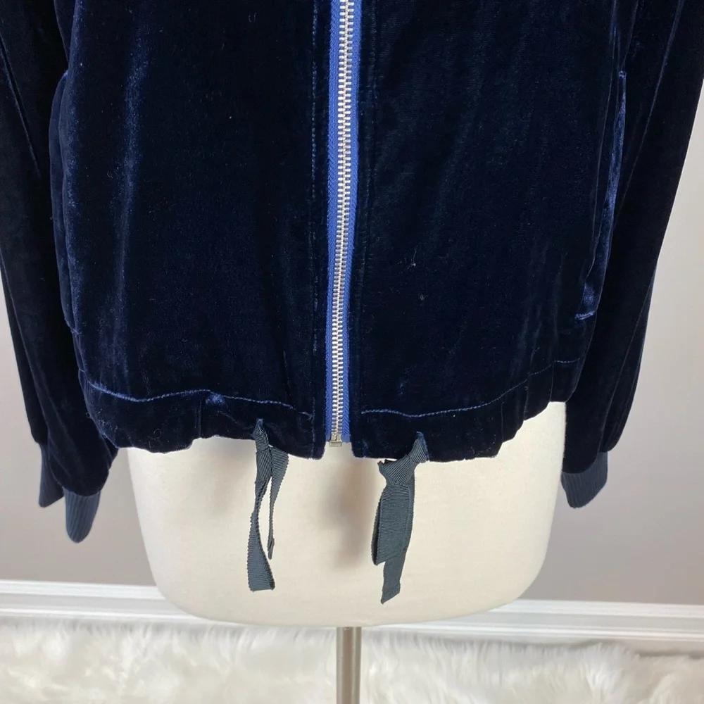 NWTs J Crew Velvet Bomber Jacket - Picture 10 of 16